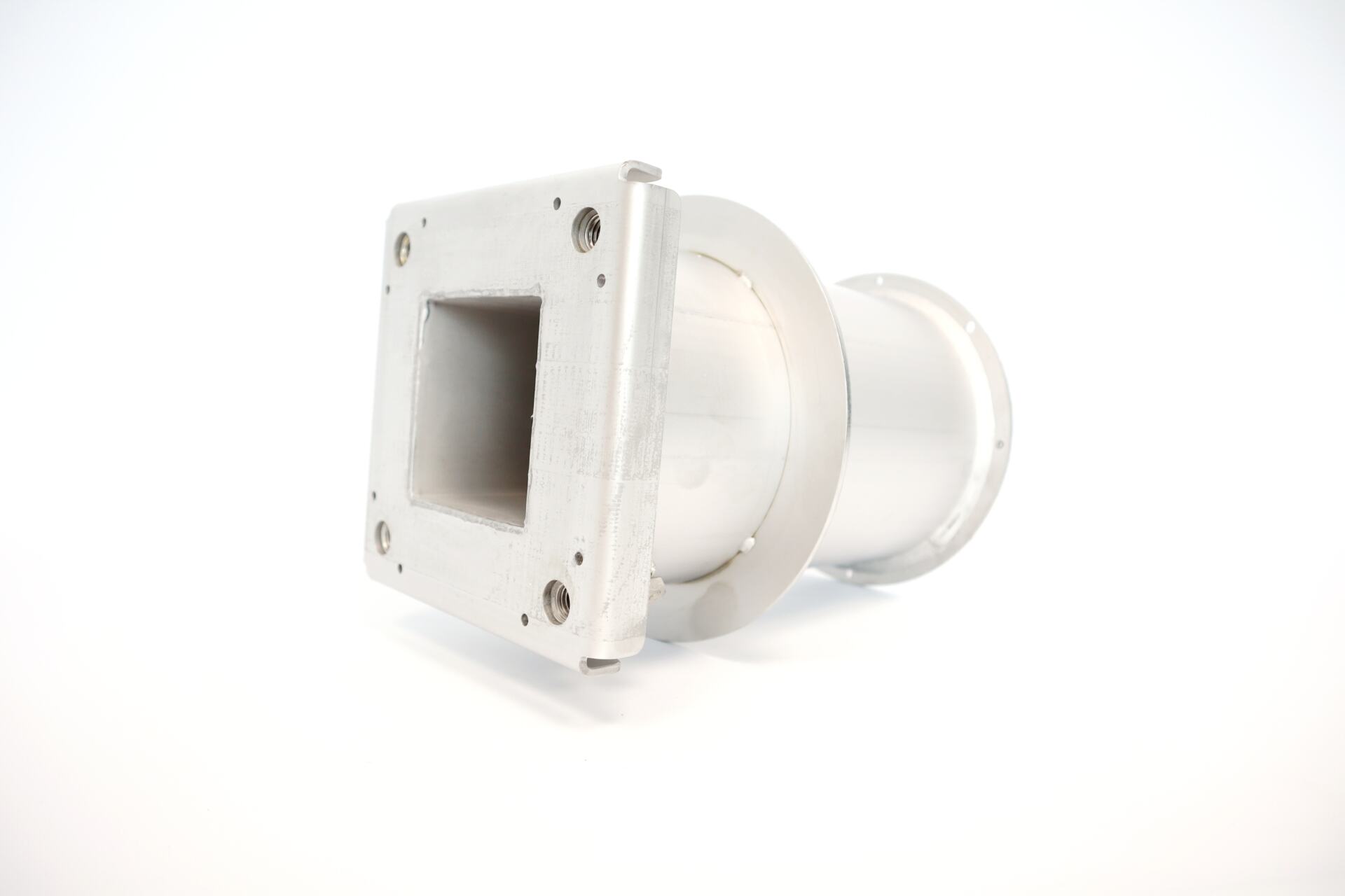 Avvolgimento e motore elettrico 1 Edelstahl Flanschrohr für Mauerdurchführung der Aufrollmechanik